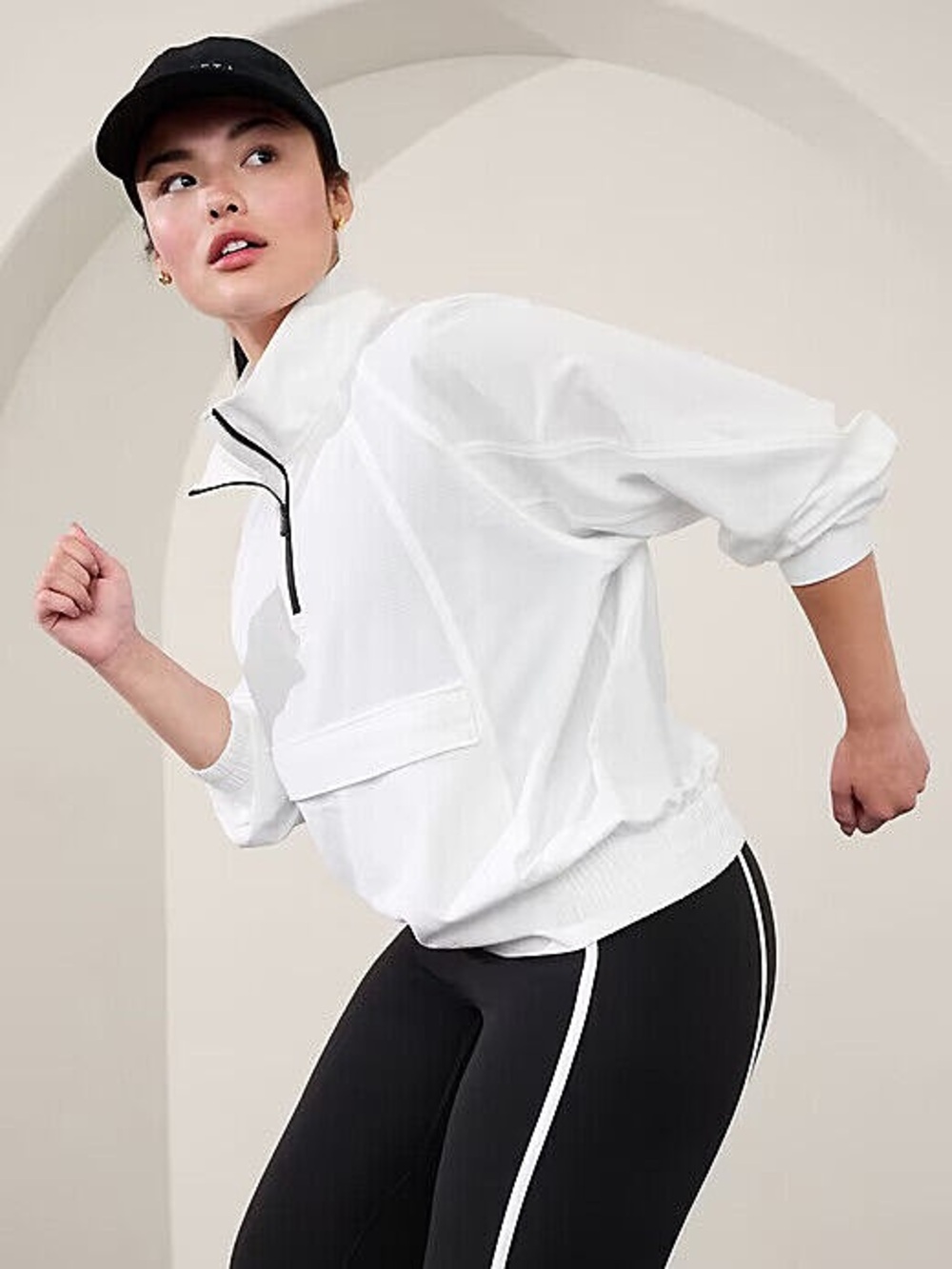 Athleta Boundless Popover Size XS Bright White